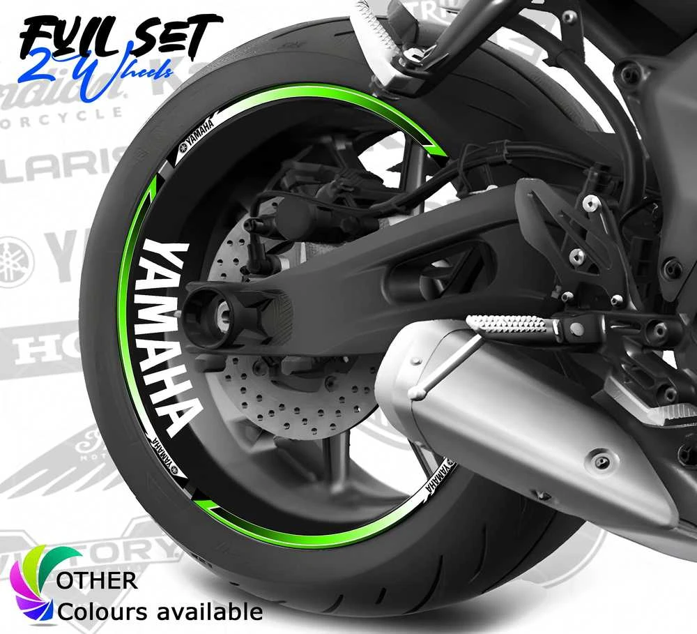 Yamaha motociklo ratlankių lipdukai