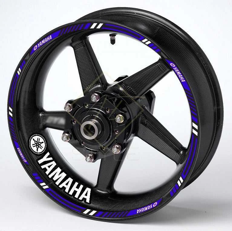 Yamaha motociklo ratlankių lipdukai