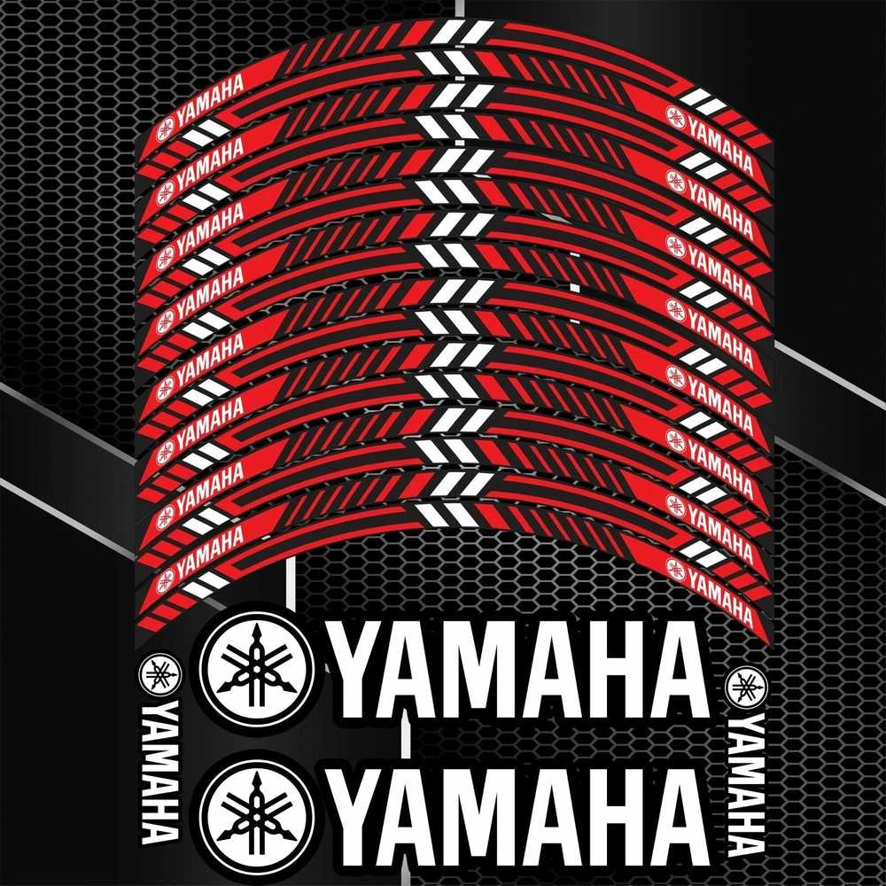 Yamaha motociklo ratlankių lipdukai