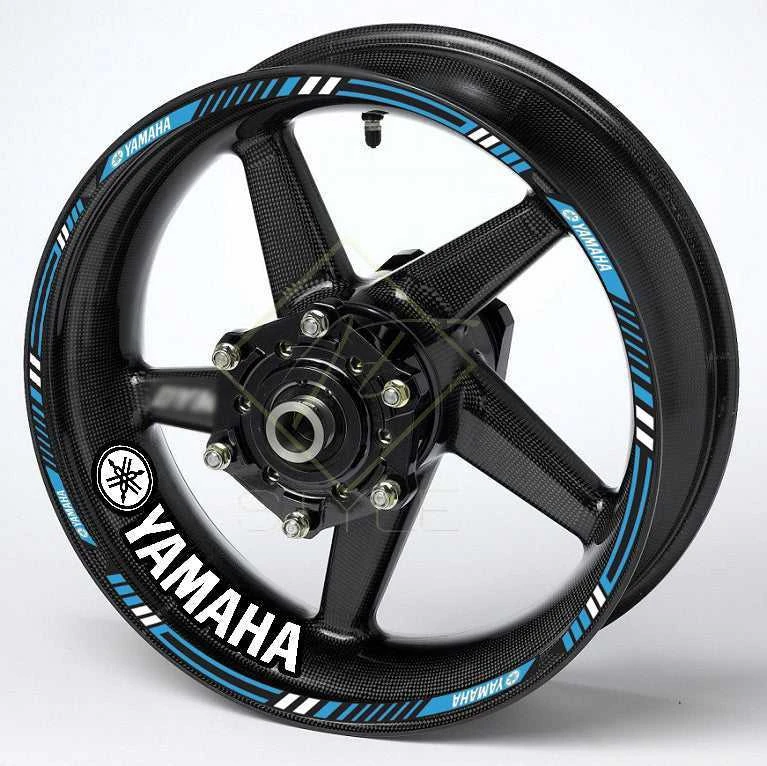 Yamaha motociklo ratlankių lipdukai