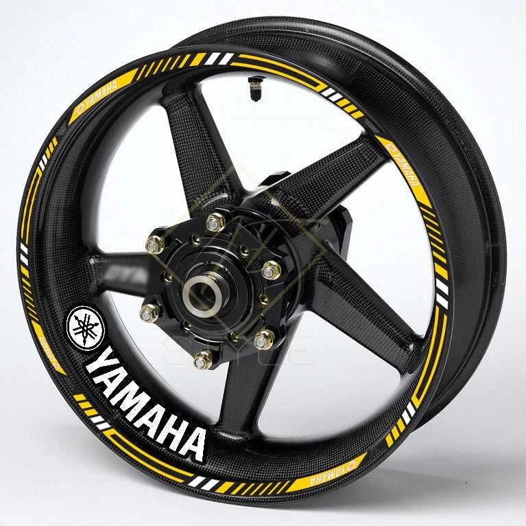 Yamaha motociklo ratlankių lipdukai