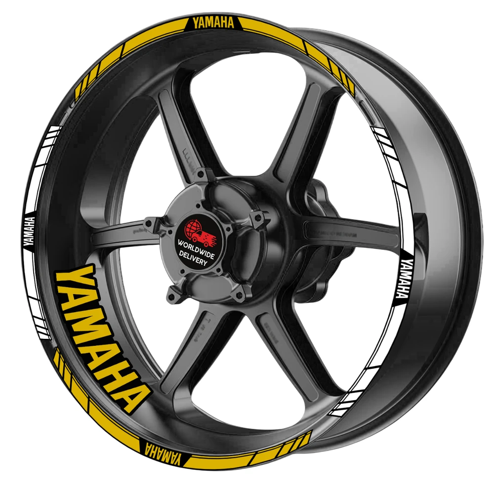 Yamaha motociklo ratlankių lipdukai rinkinukas