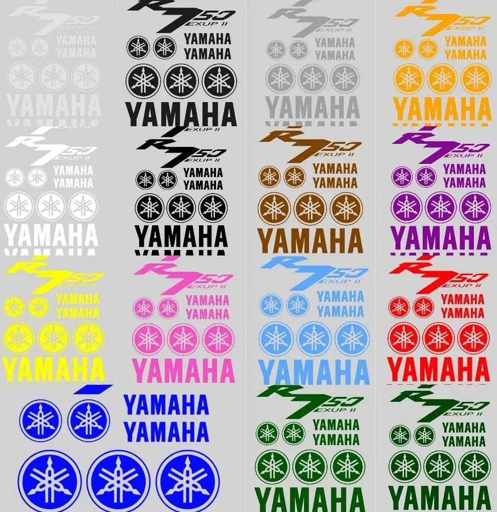 Yamaha R750 lipdukų rinkinys motociklo vinilo lipdukai