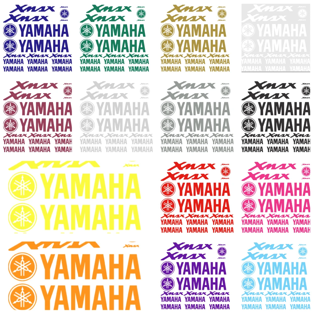 Yamaha XMAX motociklo logotipo lipdukų rinkinys, vinilo lipdukai