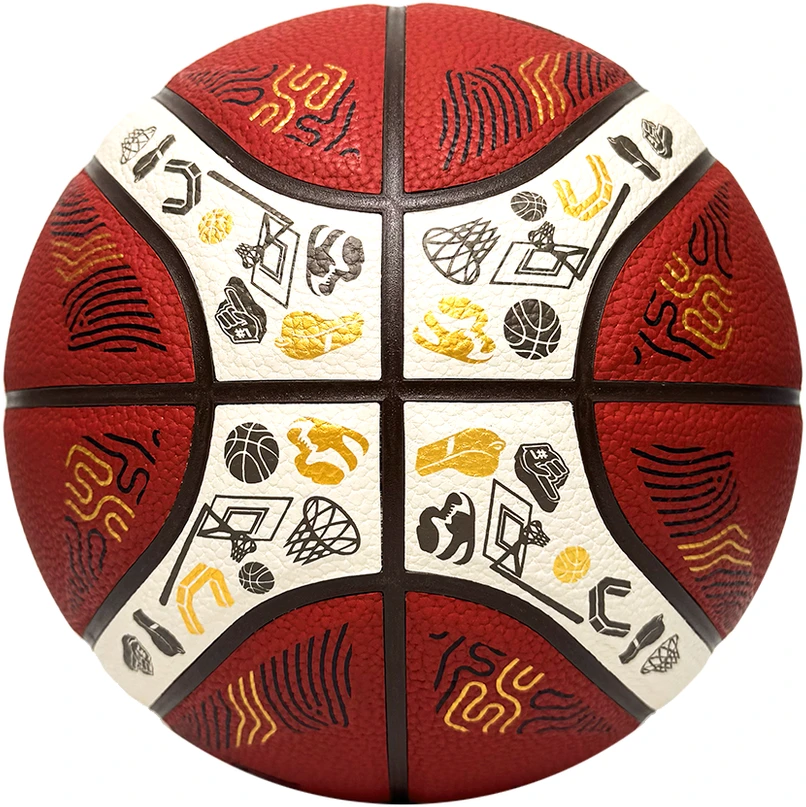 Krepšinio kamuolys training MOLTEN B7G3800-E5Z FIBA Eurobasket 2025