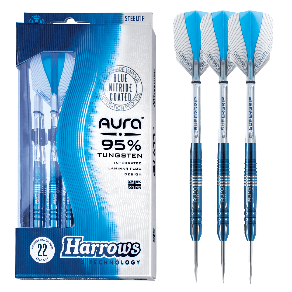 Harrows Aura smiginiai 95% Steeltip HS-TNK-000013653