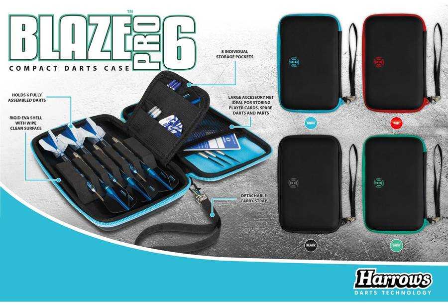 Harrows Blaze Pro 6 Dartas dėklas