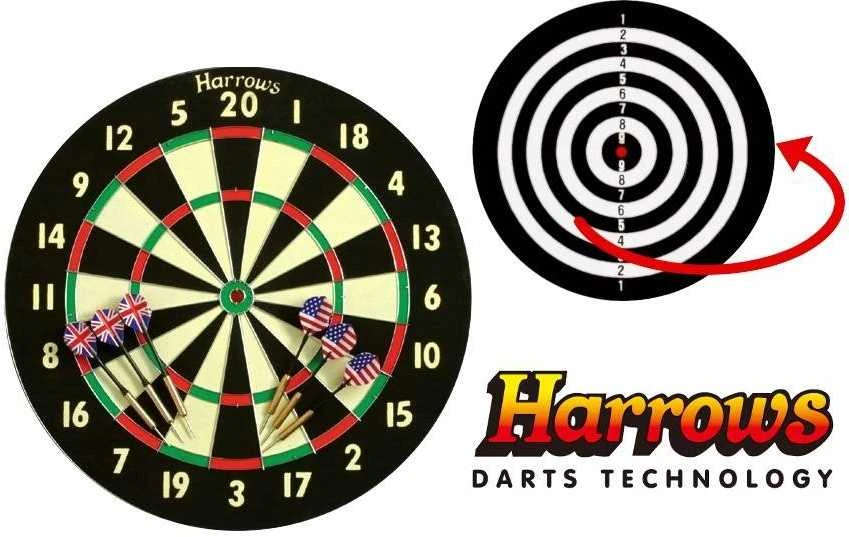Harrows Darts taikinys BRISTOW'S FAMILY su strėl.