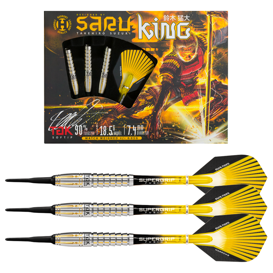 Harrows Saru King smiginis su minkštu galu, 90 % HS-TNK-000013795