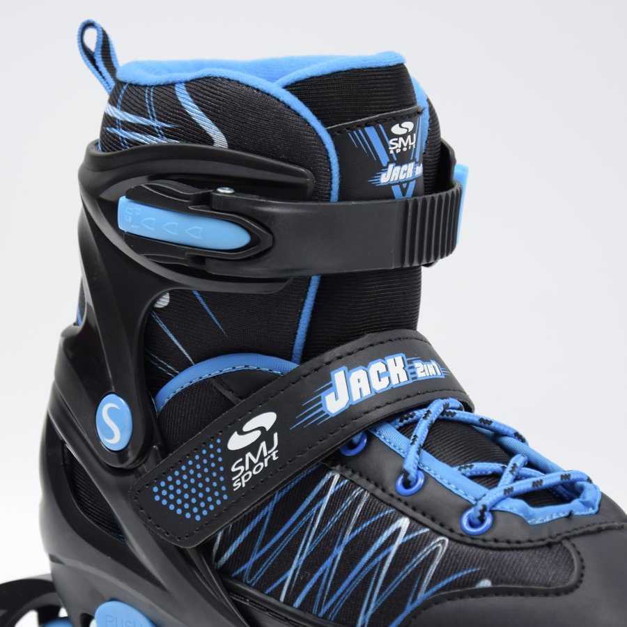 Riedučiai, pačiūžos SMJ Sport, juodi