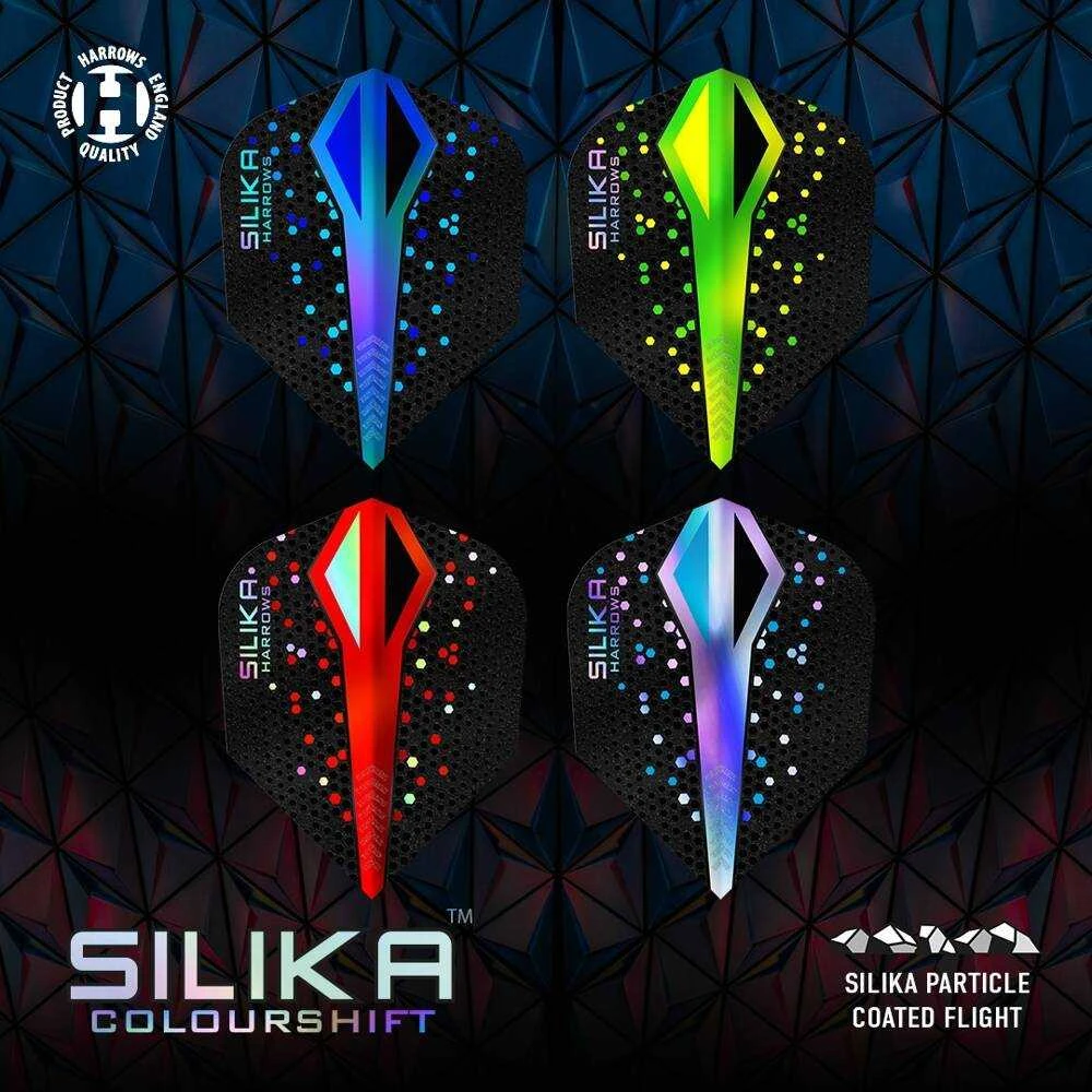 Harrows Smiginio sparneliai SILIKA COLOURSHIFT 3vnt asortimentas.