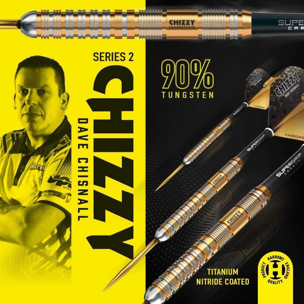 Harrows Smiginio strėlytės plieno antgalis CHIZZY W90 3x21gR