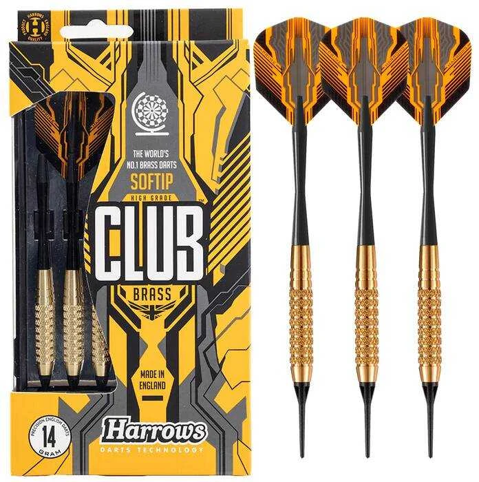 Harrows DartsSoftip CLUB BRASS 7219 3x18gR