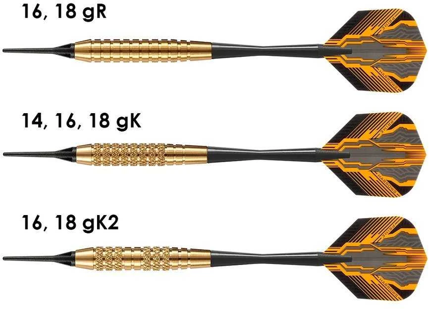 Harrows DartsSoftip CLUB BRASS 7219 3x18gR