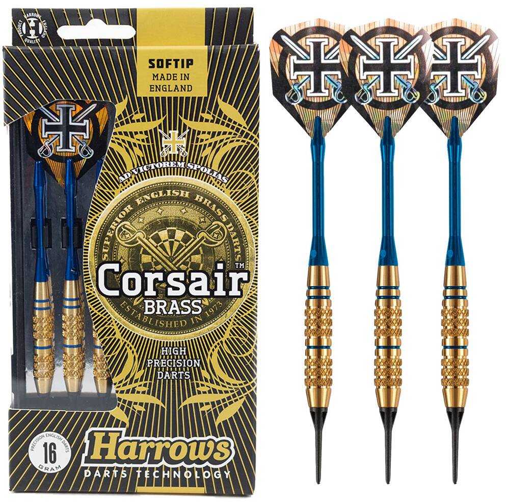 Darts Harrows Softip Corsair mėlyna 18 g