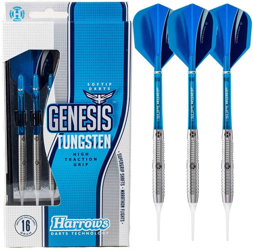 Harrows Genesis volframiniai smiginiai su minkštu antgaliu HS-TNK-000013289
