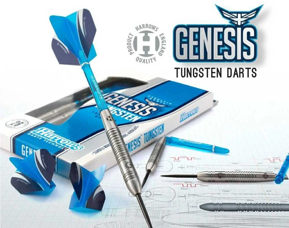 Harrows Smiginio strėlytės plieno antgalis GENESIS 3x22gR
