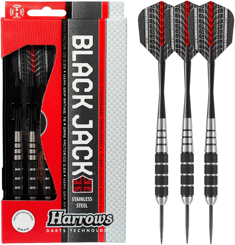 Harrows Darts Juodas JACK 9176 3x22gK