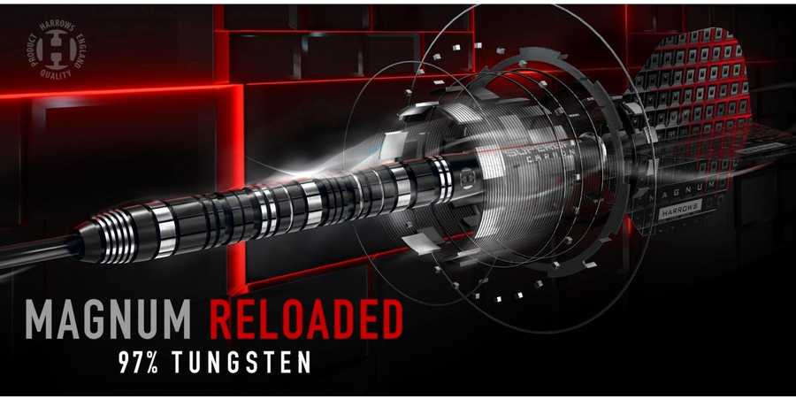 Darts Harrows Magnum Reloaded 97% Steeltip 26 g