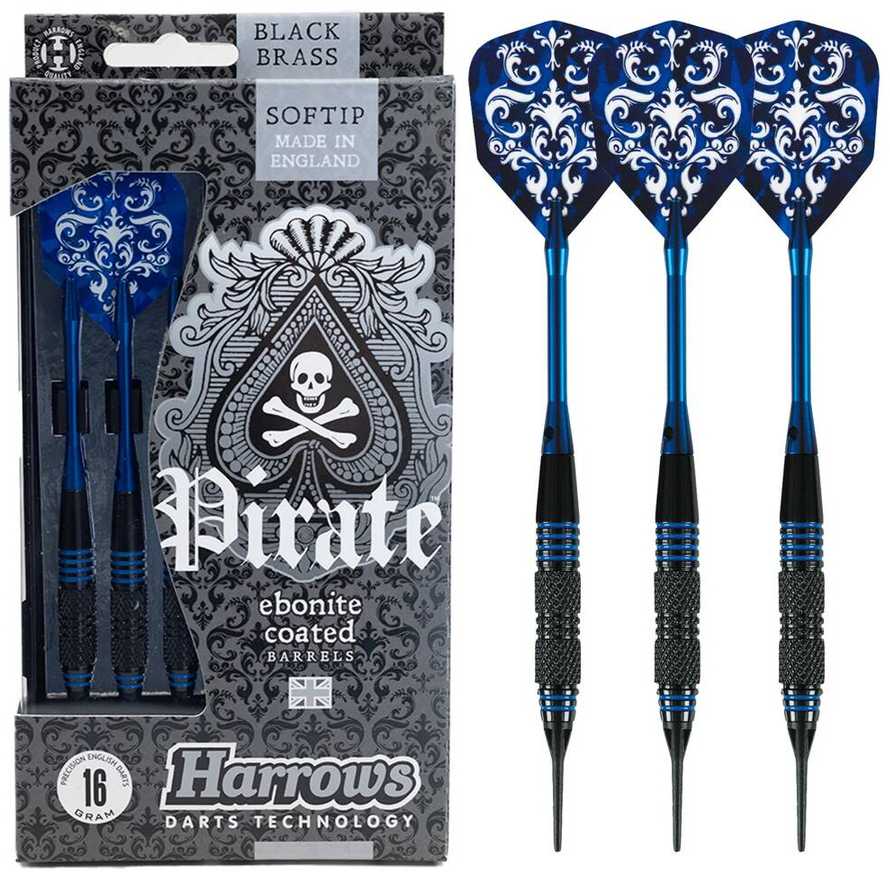 Smiginio strėlytės Harrows Pirate Softip - 16 gK