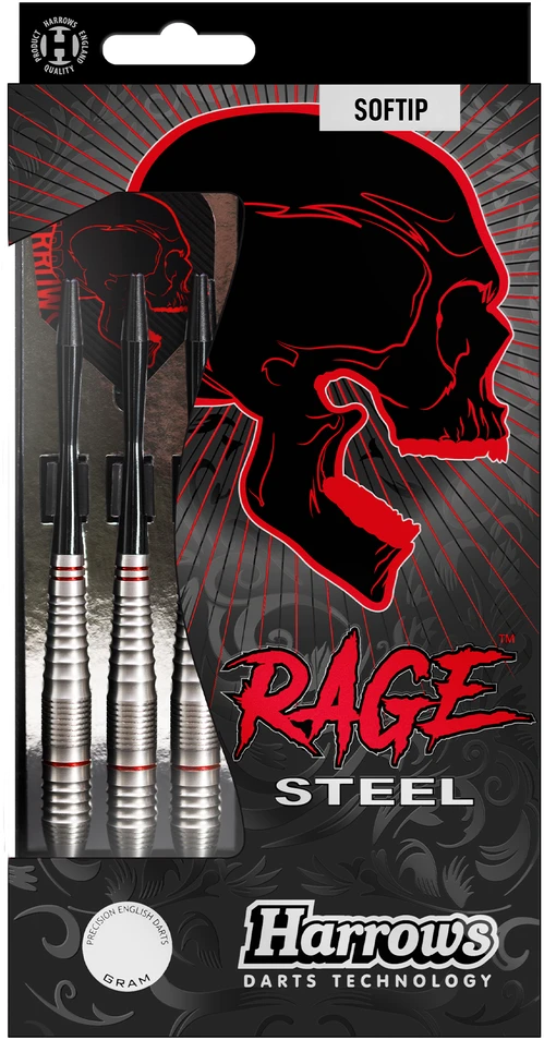 Harrows Darts strėlytės softip RAGE 3x20gR