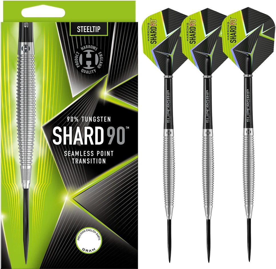 Harrows Smiginio strėlytės plieno antgalis SHARD W90 3x24gR