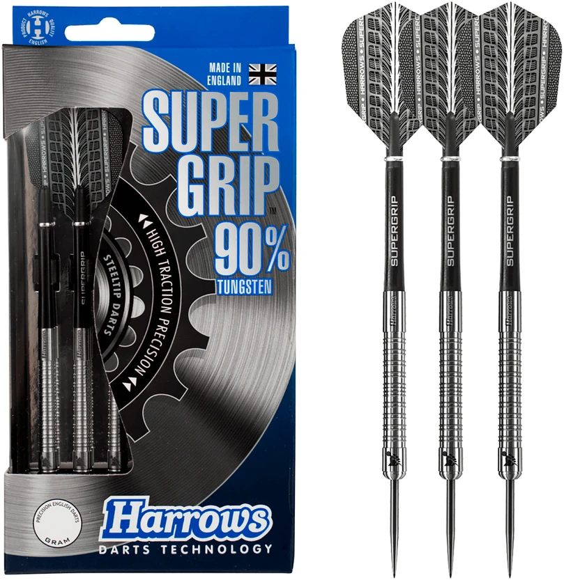 Harrows Smiginio strėlytės plieno antgalis SUPERGRIP W90 3x22gR