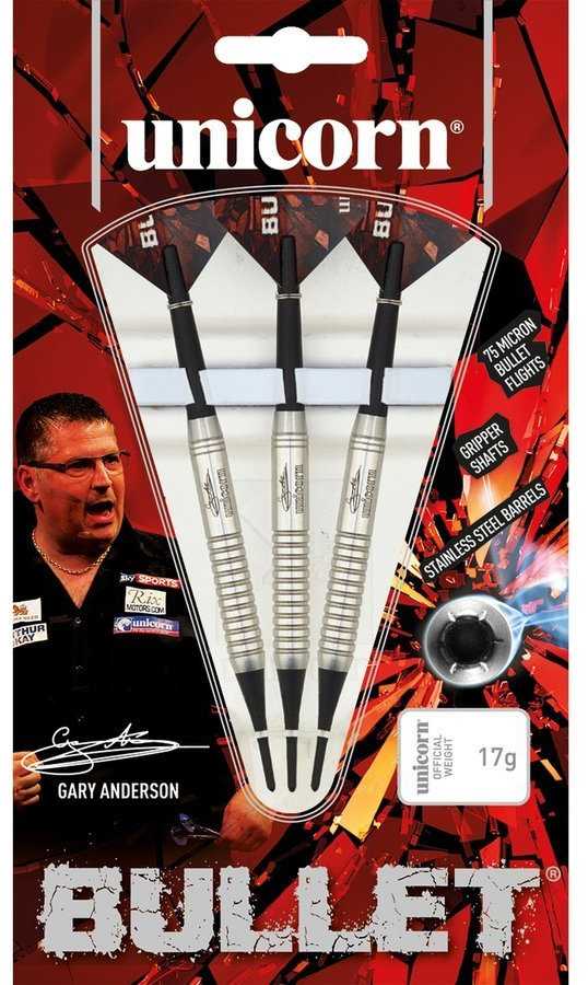 Unicorn fléchettes Gary Anderson Phase 5 steeltip 21 grammes Unicorn fléchettes Gary Anderson Phase 5 steeltip 21 grammes