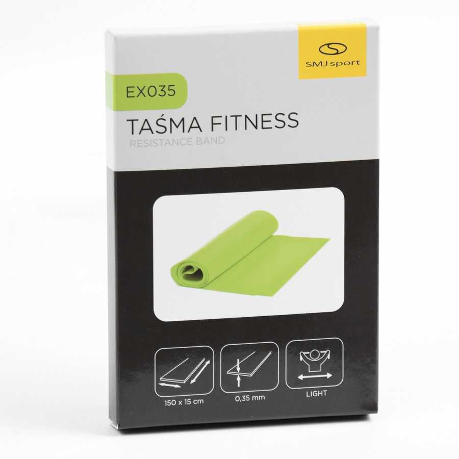 SMJ Sport fitnesas lengvo pasipriešinimo juosta 0.35 mm EX035