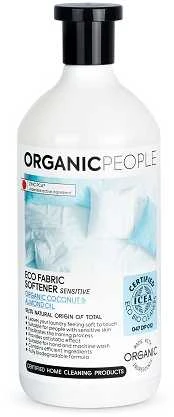 "Organic People Sensitive Coconut and Almond Eco" audinių minkštiklis 200ml