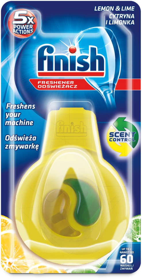 Gaiviklis indaplovėms FINISH Deo Lemon, 1 vnt.
