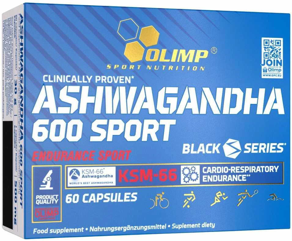 Olimp Ashwagandha 600 Sport, 60 kapsulių
