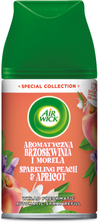 Oro gaiviklio užpildas Air Wick Freshmatic Refill Peach&Apricot, 250 ml