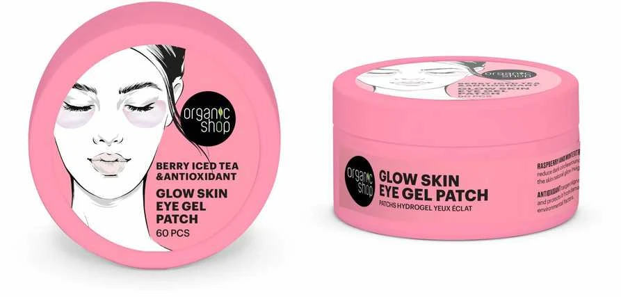 Organic Shop Berry Iced Tea Glow Skin Eye Gel" akių gelis 60ml