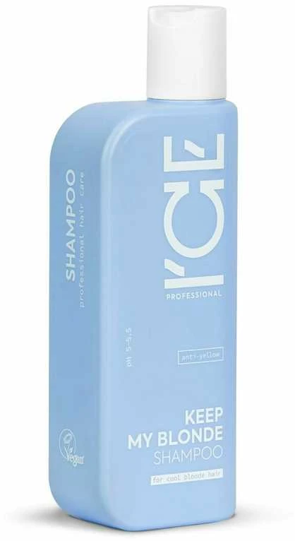 Šampūnas šviesiems plaukams ICE PROFESSIONAL Keep My Skirtas šviesiems plaukams, 250 ml