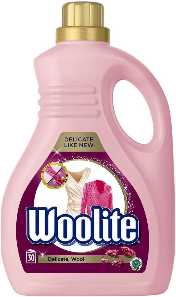 Skystasis skalbiklis WOOLITE DELICATE WOOL, 1,8 l, 30 skalb.