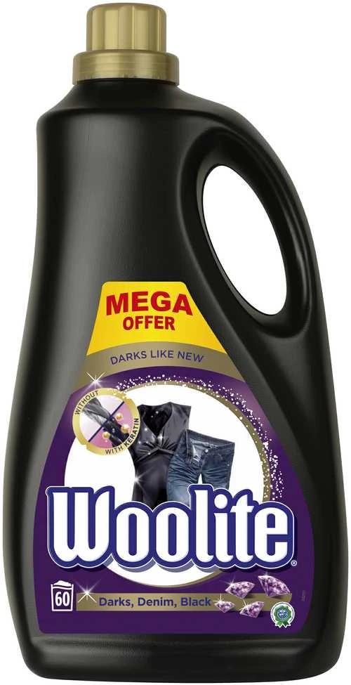 Skystasis skalbiklis WOOLITE Mix Dark, (60 skalbimų), 3,6 l