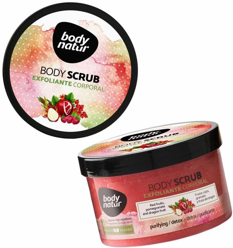 "Body Natur" kūno šveitiklis "Raudona Fruits" 200ml
