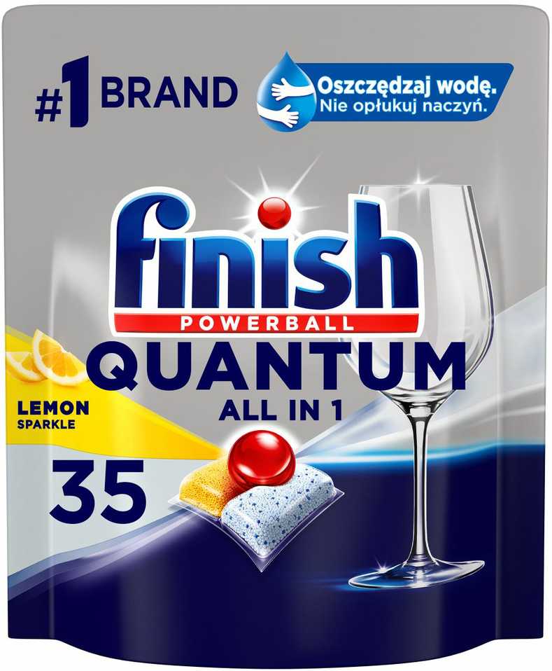 Indaplovių kapsulės FINISH QUANTUM ALL IN 1, citrinų, 35vnt.