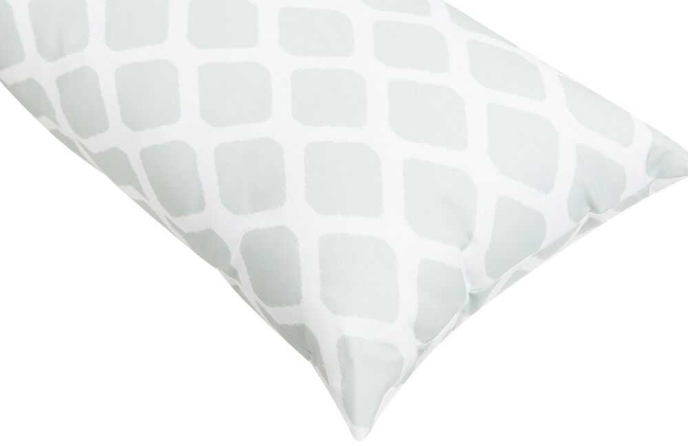 Beliani 2 sodo pagalvėlių rinkinys KALAMOS Geometrinis raštas 40 x 70 cm Mėtų spalvos