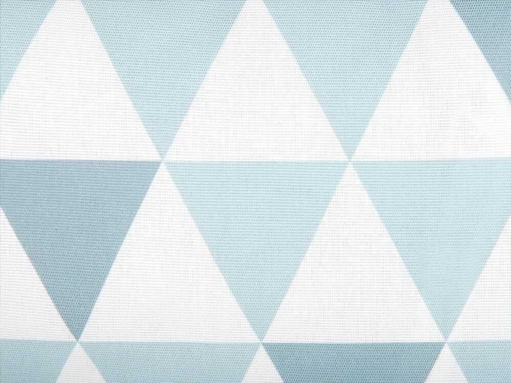 Beliani 2 sodo pagalvių rinkinys TRIFOS Geometrinis raštas 40 x 70 cm Mėlynas