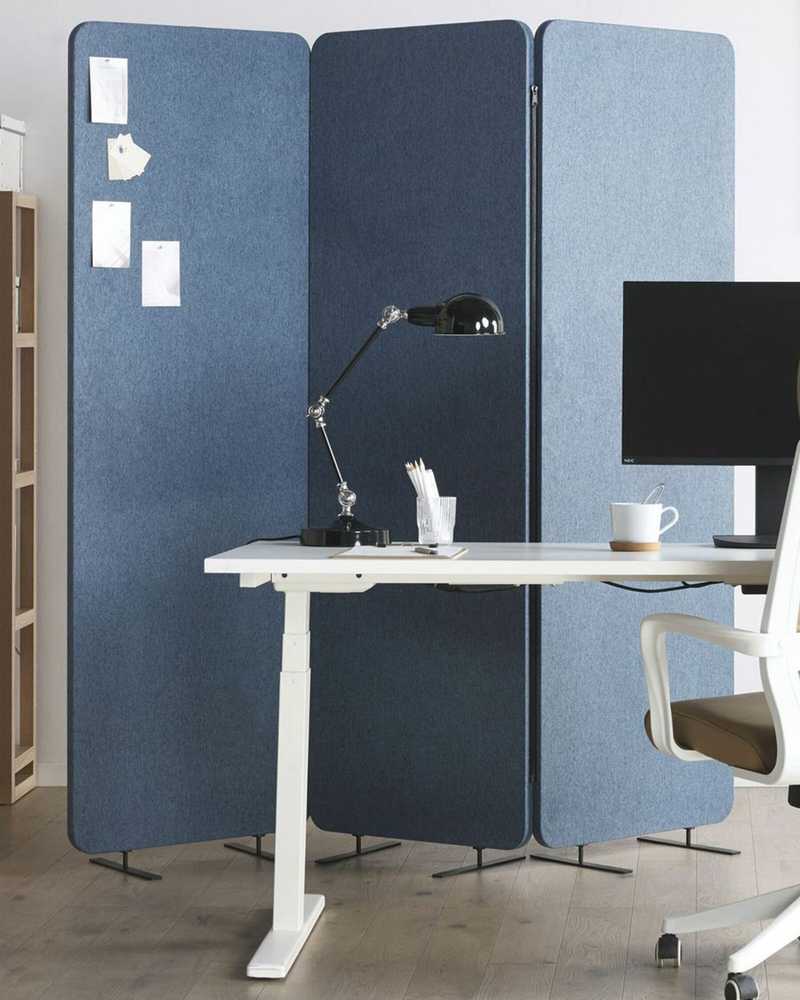 Beliani Pertvara STANDI 184 x 184 cm mėlyna