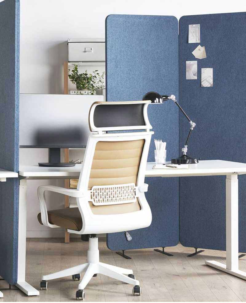 Beliani Pertvara STANDI 184 x 184 cm mėlyna