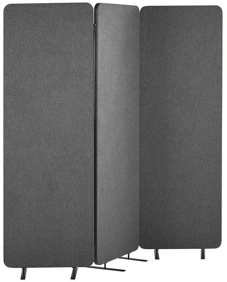 Beliani Pertvara STANDI 184 x 184 cm Pilka
