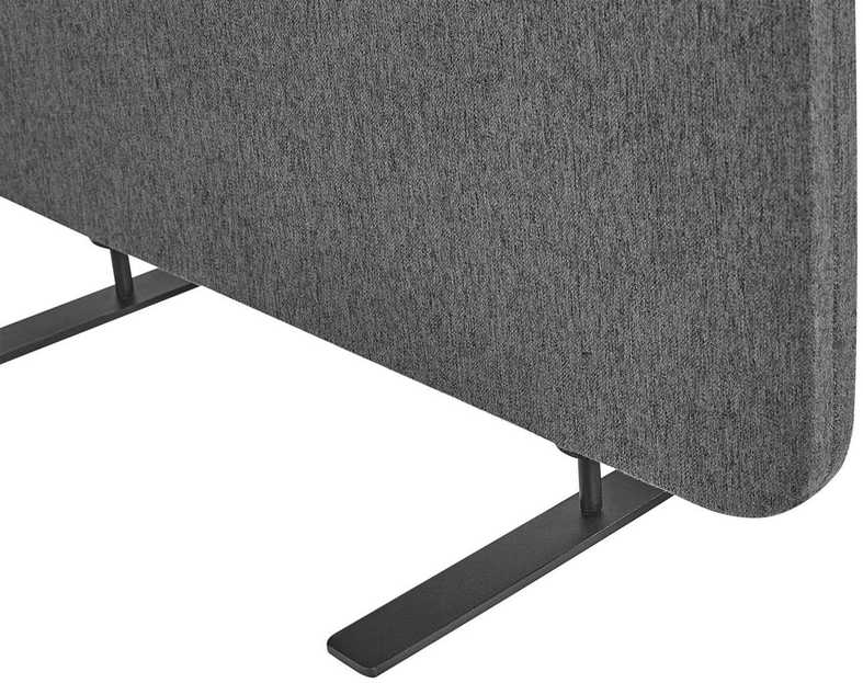 Beliani Pertvara STANDI 184 x 184 cm Pilka