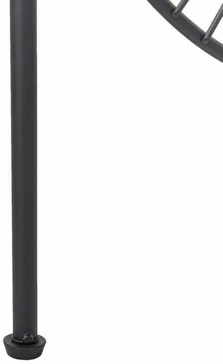 Beliani 3 dalių kambario pertvara NOALE juodos spalvos 135 cm 170 cm