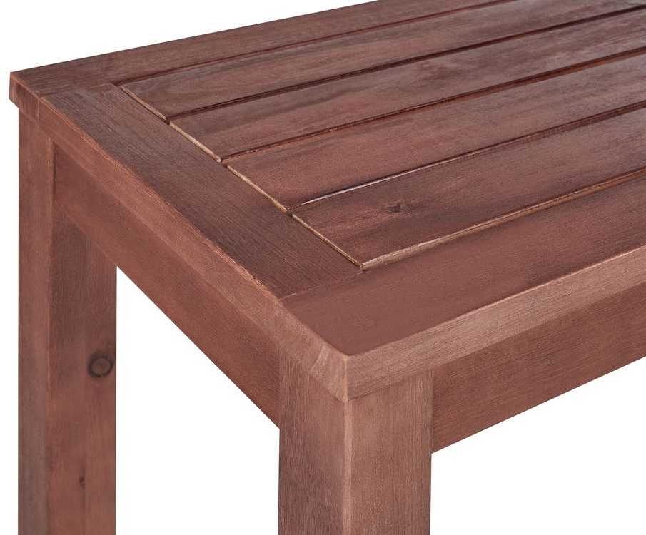 Beliani Sodo suoliukas TUSCANIA 160 cm, eukalipto mediena, tamsiai rudas