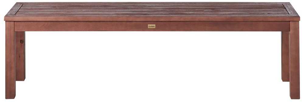 Beliani Sodo suoliukas TUSCANIA 160 cm, eukalipto mediena, tamsiai rudas