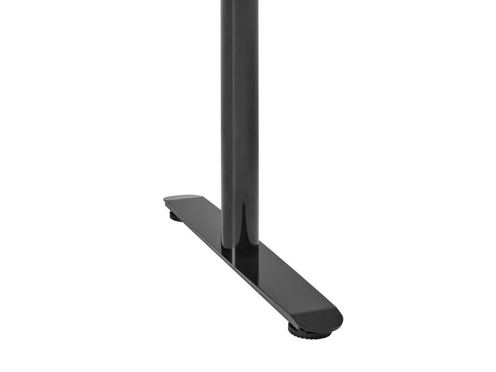 Beliani Rankiniu būdu reguliuojamas stalas DESTINAS, 160 cm, 72 cm, baltas ir juodas
