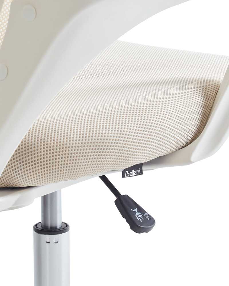 Beliani Biuro kėdė SOLID smėlio spalvos